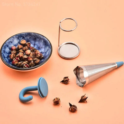 SearchFindOrder Colorful Umbrella Tea Infuser Stainless Steel & Silicone
