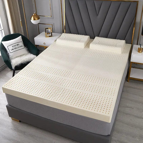 SearchFindOrder Comfort 100% Natural Latex Mattress Luxe 1.8m Bed, 1.5m Thickness for Home and Dormitory