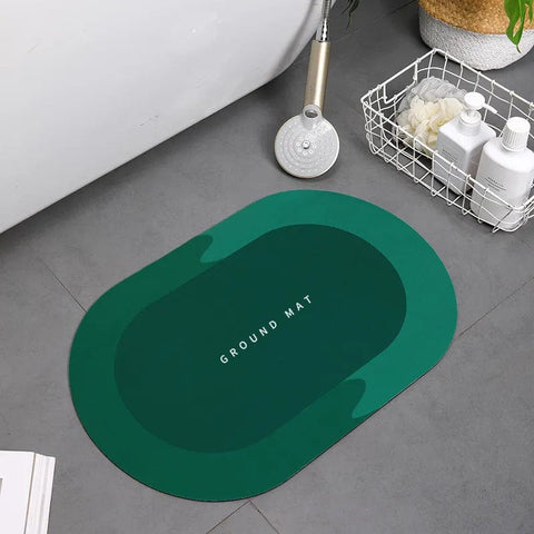 SearchFindOrder D-Green / 40x60cm Luxury Non-Slip Quick Drying Bathroom Mat⁠