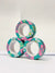 SearchFindOrder Daisy 3pc Anxiety Relieving Colorful Magnetic Finger Rings