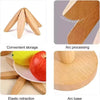 SearchFindOrder Dark Brown / 22.5 10CM Tree Design Stand Wooden Trivets