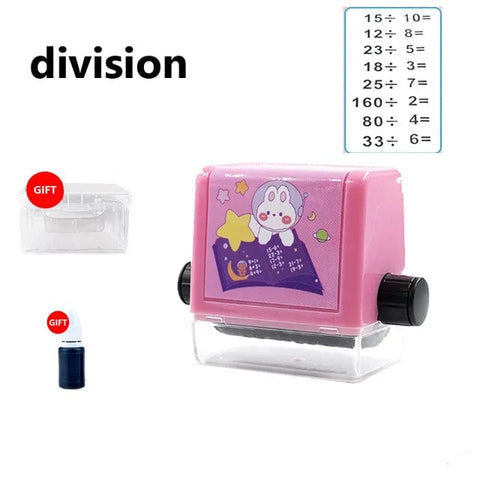 SearchFindOrder Division 2-in-1, Multiplication, Addition, Subtraction and Division Smart Stamp Set for Kids