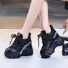SearchFindOrder Dynamic Mesh Urban Women's Sneakers with Platform Wedge Heels