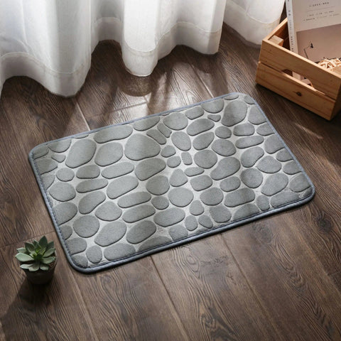 SearchFindOrder E-Grey / 40x60cm Luxury Non-Slip Quick Drying Bathroom Mat⁠