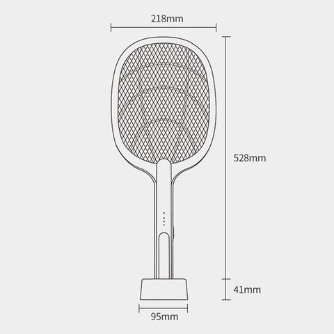 SearchFindOrder Electro Buzz Pro 3000V Rechargeable Mosquito Zapper and Insect Swatter