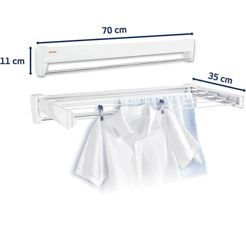 SearchFindOrder Flex Fold Wall Mounted Clothes Dryer Rack