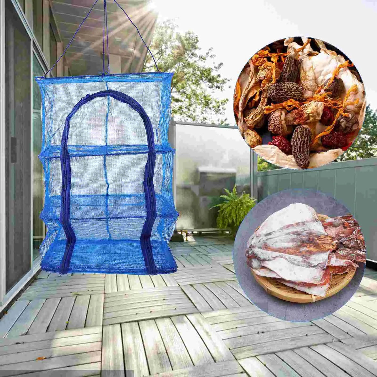 Flexi Mesh Outdoor Drying Net Multi-Tiered Fishnet Hang 'n' Dry System ...