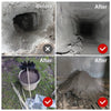 SearchFindOrder Flexible Long Handle Rotary Chimney Brush Rod Kit for Fireplace Inner Wall, Roof, Dryer Pipe Cleaning