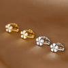 SearchFindOrder Flower Hoop Earings