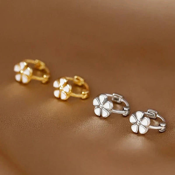 SearchFindOrder Flower Hoop Earings
