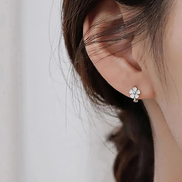 SearchFindOrder Flower Hoop Earings