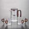 SearchFindOrder Glass Tea Pot Kettle Infuser