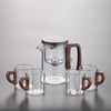 SearchFindOrder Glass Tea Pot Kettle Infuser