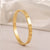 SearchFindOrder Gold color European Cross Pattern Bracelet