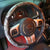 SearchFindOrder gray 3 pieces / China Universal Mahogany Wood Grain Steering Wheel Cover - Sleek All-Season Anti-Slip Set