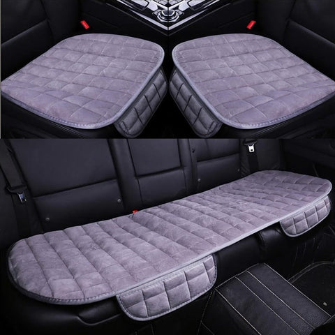 SearchFindOrder Gray 3pcs Cozy Guard Vehicle Comfort Covers