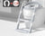 SearchFindOrder Gray and PVC mat Tiny Steps Toddler Toilet Trainer