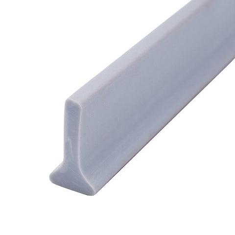 SearchFindOrder Gray / China / 1m Silicone Bathroom Water Barrier Strip for Dry/Wet Separation