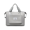 SearchFindOrder Gray Large Capacity Folding Waterproof Travel Shoulder Bag