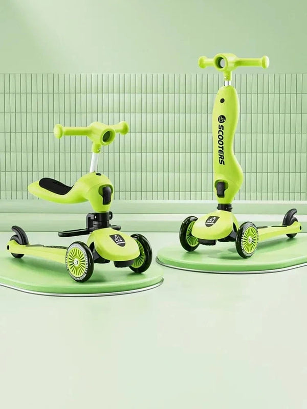 SearchFindOrder Green 3 Wheel Scooter With Seat
