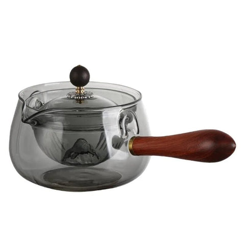 SearchFindOrder grey 500ml Glass Heat-Resistnat Teapot