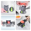 SearchFindOrder Grey Adjustable Stainless Steel Fresh Meat Slicer