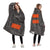 SearchFindOrder Grey Oversized Blanket Hoodie with Sleeves, Pocket, and Heating