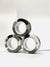 SearchFindOrder Grey White 3pc Anxiety Relieving Colorful Magnetic Finger Rings