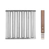SearchFindOrder Grill Master Sizzler Stainless Steel Hot Dog Roller with Extended Wood Handle