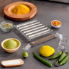 SearchFindOrder Grill Master Sizzler Stainless Steel Hot Dog Roller with Extended Wood Handle