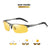 SearchFindOrder Gun frame-yellow / LIOUMO Premium Polarized Vision Sunglasses