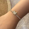 SearchFindOrder Heart, Butterfly and Flower Bracelet Set