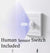 SearchFindOrder Human Sensor Switch Rose Flower Corner-Embedded Wall Lamp