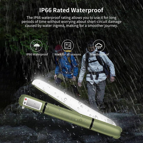 SearchFindOrder Inflatable Camping Lights with 4000mAh Solar Pannel