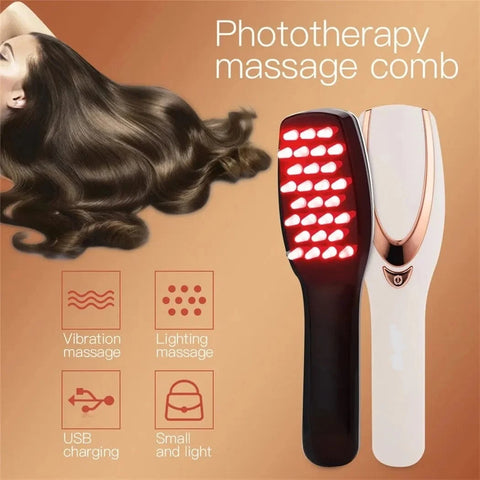 SearchFindOrder Ivory 3 in 1 Phototherapy LED Rechargeable Massage Brush