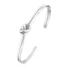 SearchFindOrder jewelry White / 57-60mm (adjusted) Knot Bangle Bracelet