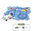 SearchFindOrder JNHPMY00683 New Multi-Functional Railroad Car Mini Road Puzzle Children's Toys