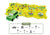 SearchFindOrder JNHPMY00684 New Multi-Functional Railroad Car Mini Road Puzzle Children's Toys