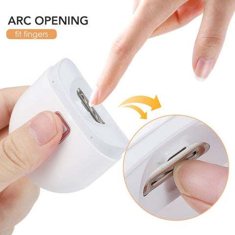 SearchFindOrder LED Light 2-Speed USB Nail Clipper
