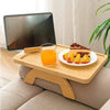 SearchFindOrder light yellow Bamboo Sofa Tray Table