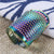 SearchFindOrder M Colorful 1pc Adjustable Thimble Retro Armor Finger Protect Needle Ring Golden/Silver/Colorful Metal Sewing Crochet