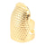 SearchFindOrder M Golden 1pc Adjustable Thimble Retro Armor Finger Protect Needle Ring Golden/Silver/Colorful Metal Sewing Crochet
