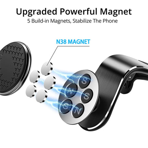 SearchFindOrder Magnetic Clip Mount Car Phone Holder
