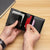 SearchFindOrder Carbon Fiber Card Holder Wallets Men RFID Black Magic Trifold Leather Slim Mini Wallet Small Money Bag Male Purses Wallet Women