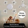 SearchFindOrder Modern DC Motor Ceiling Fan Lamp