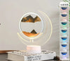 SearchFindOrder Moon-Orange 3D Sandscape Table Lamp
