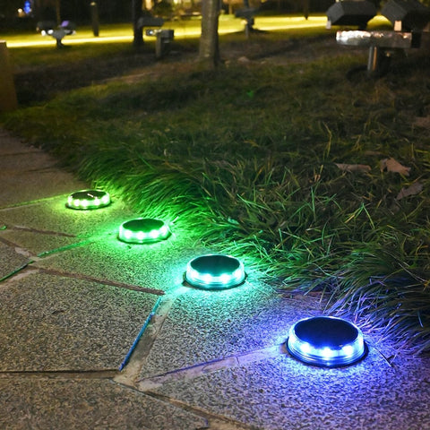 SearchFindOrder Multicolor / China LED Solar Glow Path lights (4 Pcs)