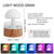 SearchFindOrder No remote control 1 Relax Electric Mushroom Rain Air Humidifier Aroma Diffuser Colorful Night Lights