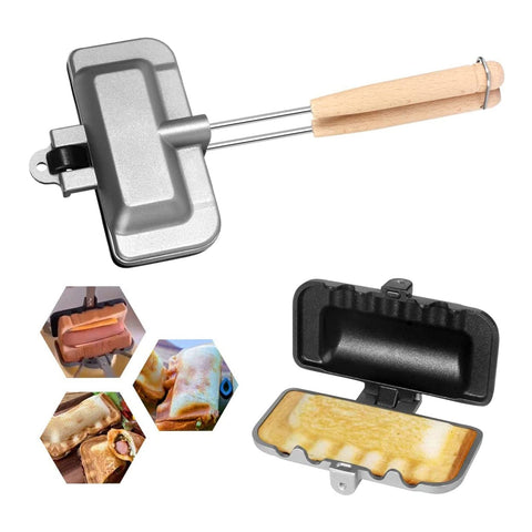 SearchFindOrder Non-Stick Double-Sided Sandwich Pan