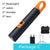 SearchFindOrder Package C / ZOOM / 18650 battery Multifunctional LED Rechargeable Tactical Flashlight